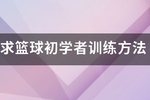 篮球初学者的基本训练
